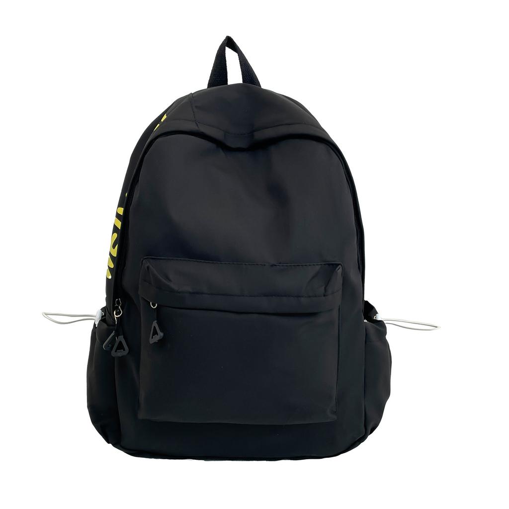 Fashion Letter Mori Simple Backpack Female Large Capacity Junior High School Student School Bag Versatile Youth Campus Backpack