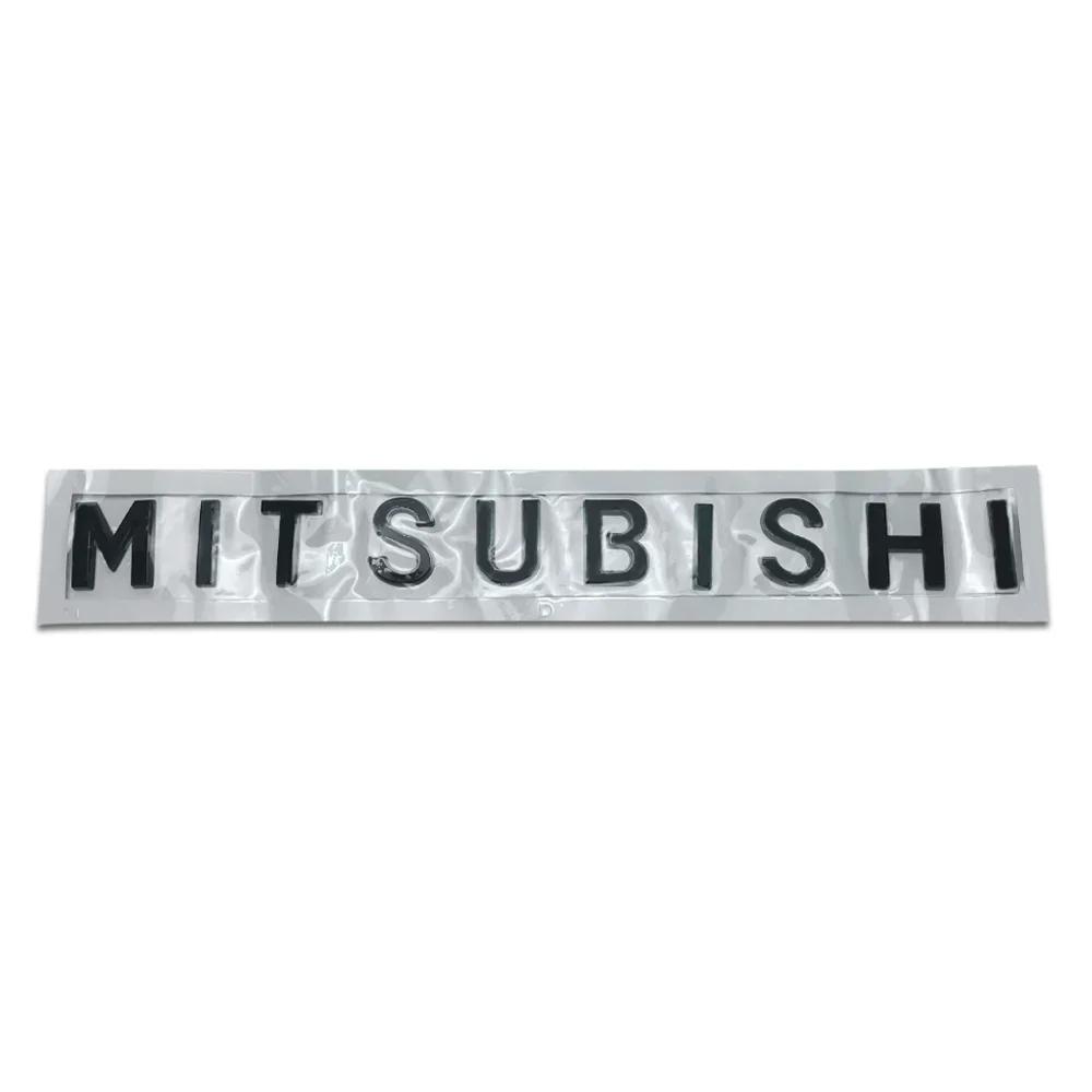 Adesivo Stilistico con Logo Lettere per Cofano Anteriore Auto in ABS 3D per Mitsubishi Ralliart Lancer EX Outlander 3 Pajero 4 Galant ASX L200