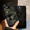 Camouflage Pattern Soft Back Phone Cover Case for iPhone 11 15 Plus 17 16 Pro Max 12 SE 13 Mini 14 17Air X XS XR 7 8