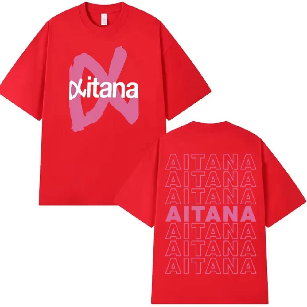 

Summer 2026 New Singer Aitana Ocana Tour Hippie T Shirt Cotton Tshirt Unisexs Y2K Casual Short Sleeves Tops Streetwear 4XL