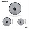 2PCS 25CM/29CM/33CM Kitchen Tool Fine Mesh Splash Guard Cover Lid with Handle Splatter Screen Anti Grease Frying Pan Oil Splash Guard Gadget
