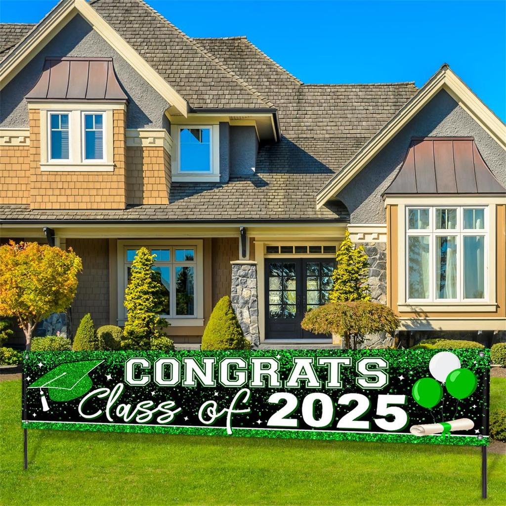 Graduation Party Decoration Outdoor Decoration Ambience Banner Hanging Fabric