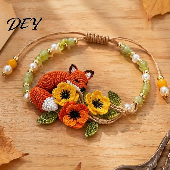 Creative Craft Kits for Adults DIY Beaded Bracelet Making Kit, Beginner-Friendly Animal Bead Kit Beadwork Jewelry Crafting Set Adults, Lovers