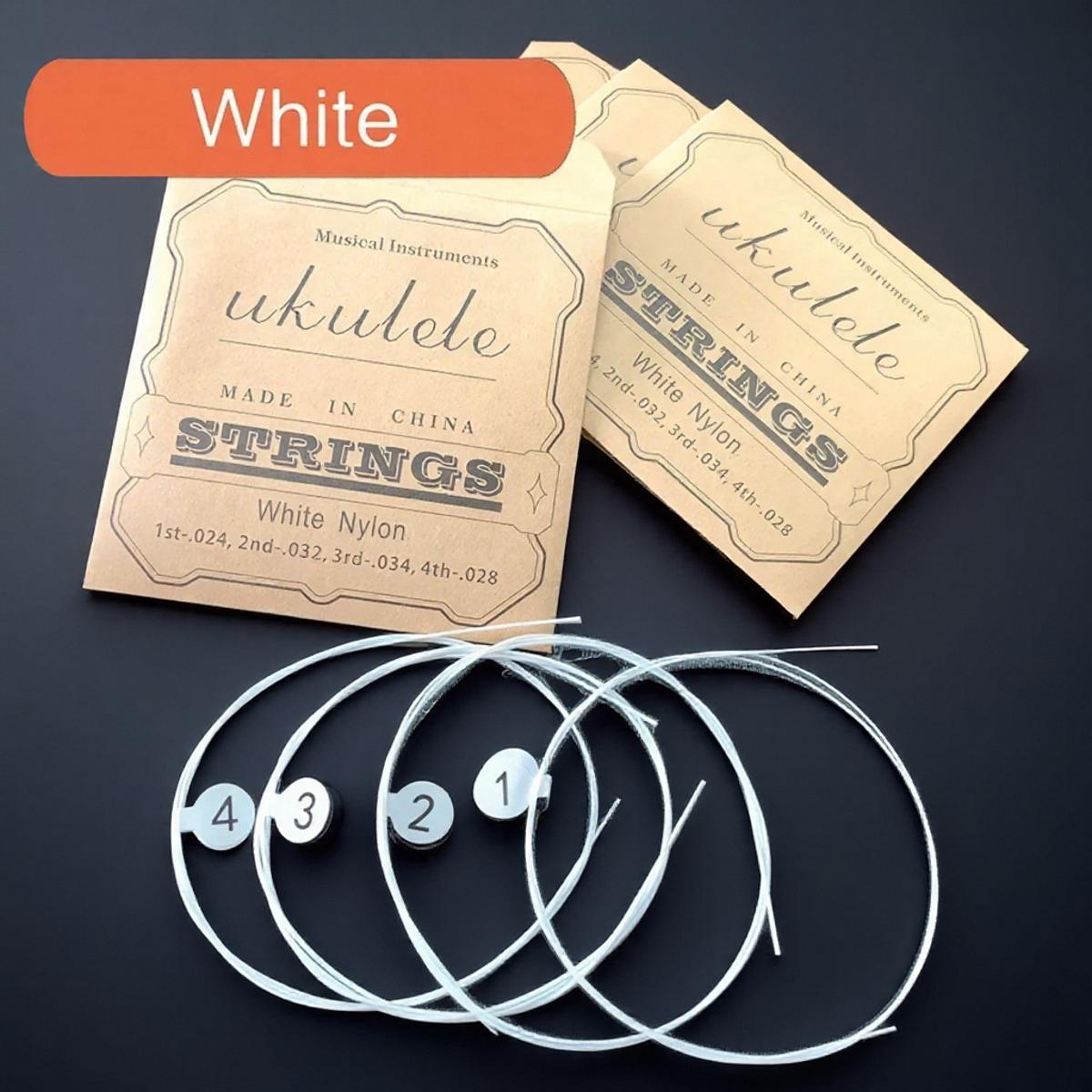 

Pure Copper Guitar Ukulele Bass Strings 4 6 Pieces Set for Acoustic Classic Folk Musical Instruments