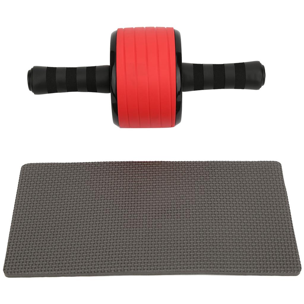 Rueda para Entrenamiento de Músculos Abdominales Rodillo Mango de Esponja Agarre Equipo de Ejercicio para la Cintura Gimnasio Fuerza Corporal Potencia Fitness