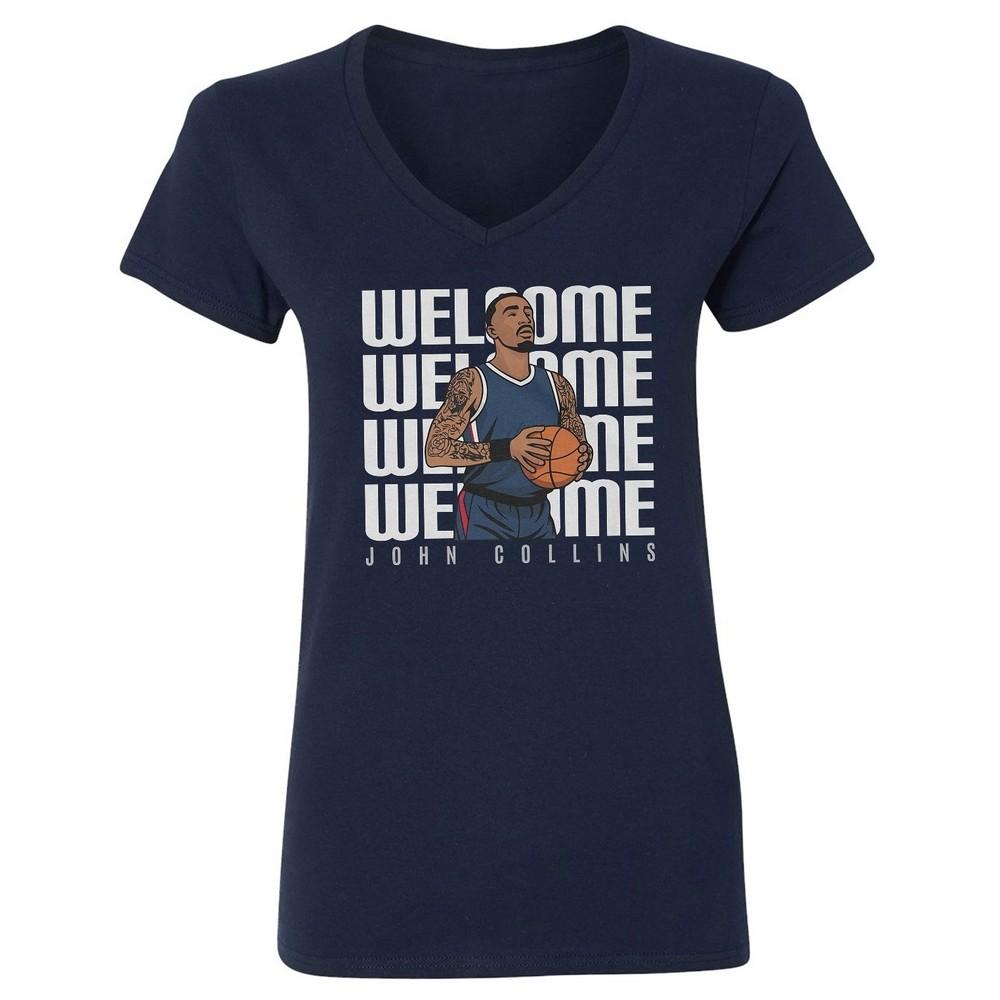 Welcome Collins Basketball Tribute - Los Angeles Fans Ladies  V-Neck Tshirt Unisex T-Shirt L