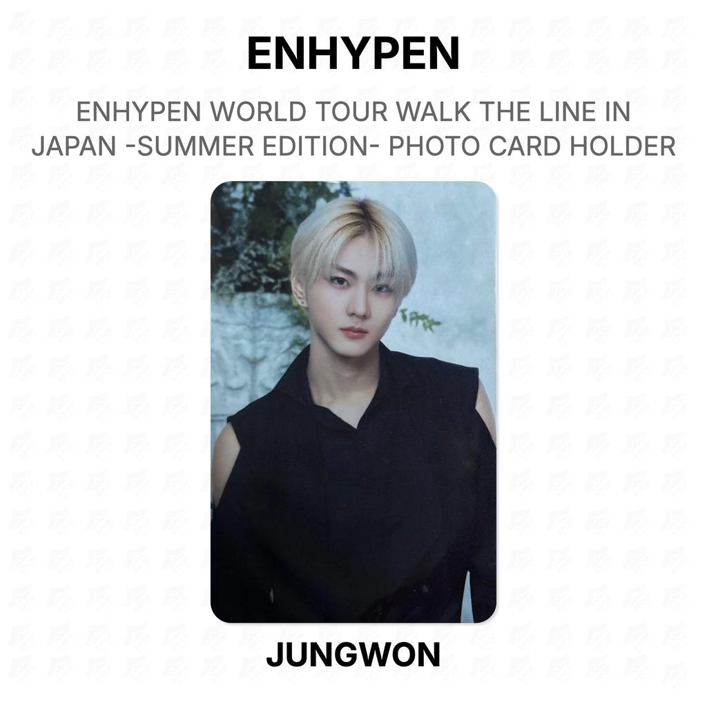 ENHYPEN WORLD TOUR WALK THE LINE IN JAPAN -SUMMER EDITION- PHOTO CARD HOLDER Official Photocard