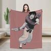 Sorcerer Killer Anime Toji Fushiguro Plush Blanket Students Flannel Throw Blanket For Living Room Warm Soft Quality Bedspread