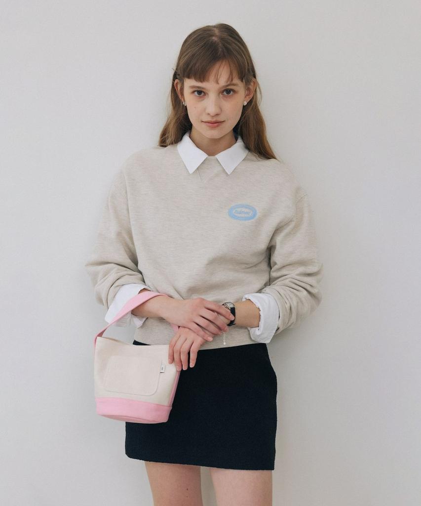 Ttudement Canvas Basket Bag Pink