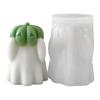 Ghostly Pumpkin Silicone Candle Mold For Making Candle Soap Chocolate Halloween Home Decoration Epoxy Resin Project