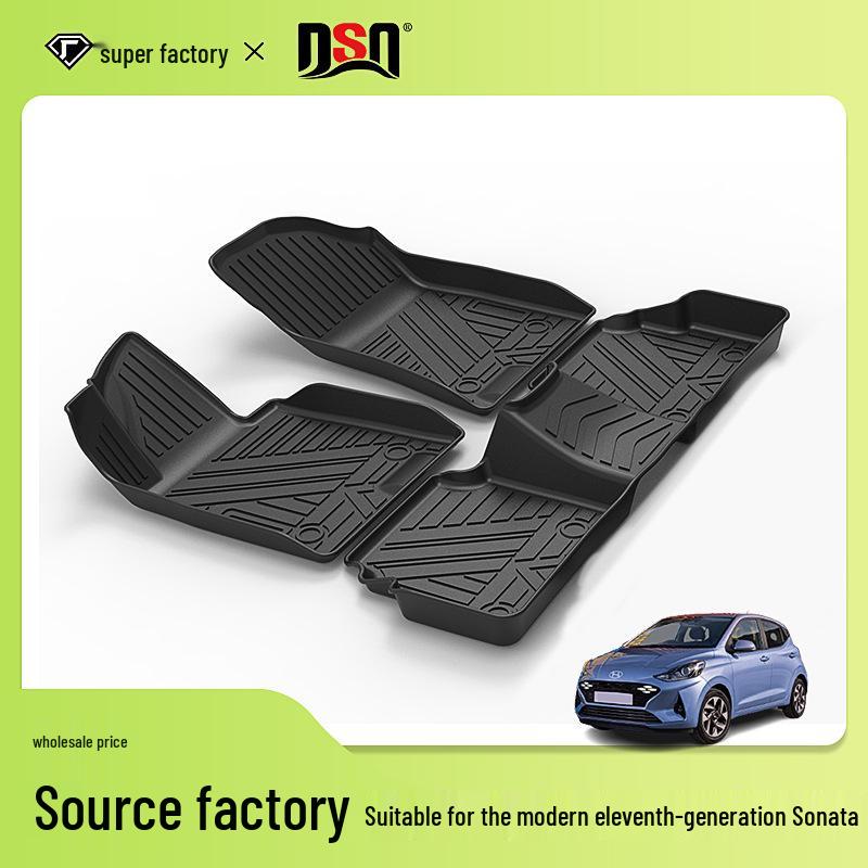 Hyundai Elantra, Sonata, Verna, Mistra TPE Wear-Resistant Car Floor Mats