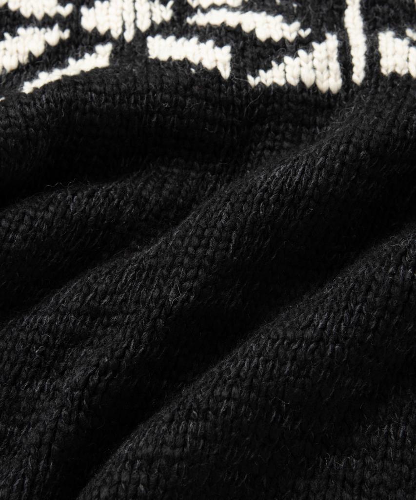 NONBLANK Cowichan Zip-Up Cardigan_Black