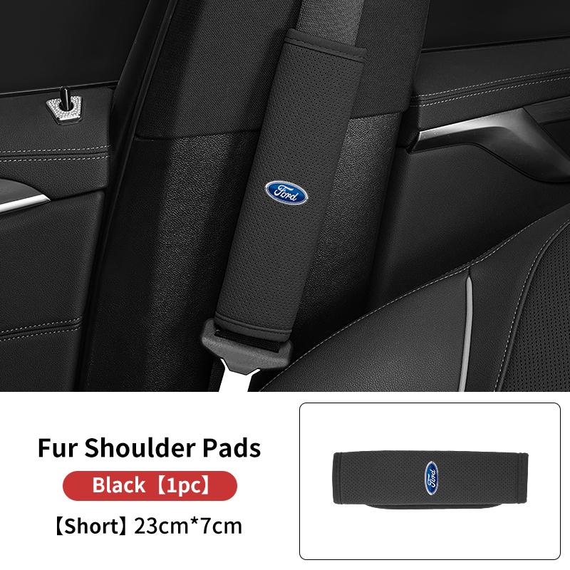 For Ford Car Styling Seat Belt Shoulder Cover Neck Protector Auto Interior Accessories Focus Mk2 Mk3 Mk4 Fiesta Ranger Mondeo