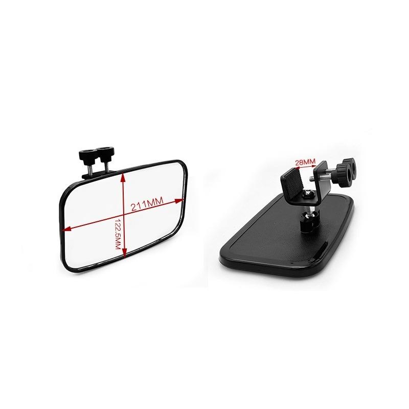 Universal Marine Rear view Mirror for Clamp on Boat Mirror for Wakeboard Yacht Rear View Mirror Boat Accessories Marine чёрный