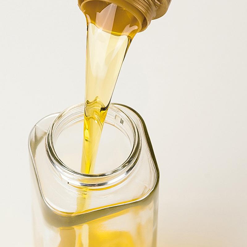 Набор кухонных квадратных стеклянных бутылок для масла, многоразовые емкости для масла и уксуса для приготовления пищи и приправ 500ML