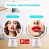 Auxmir 1X 10X Magnifying Mirror 360° Swivel Two Sides LED Lighted Makeup Mirror Adjustable 5 Brightness Levels. [6627]
