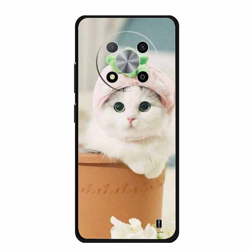 Capa Para ZTE Blade A73 5G Animais Silicone Macio TPU Capa de Telefone Para ZTE Blade A73 5G 7160N Capas Lobo Fruta Estampada Fofa Coque
