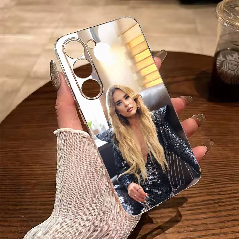 Q-Queen of Flow -La Reina D-Del Flow Clear Phone Case for Samsung Galaxy A71, A70, A52, A51, A40, A30