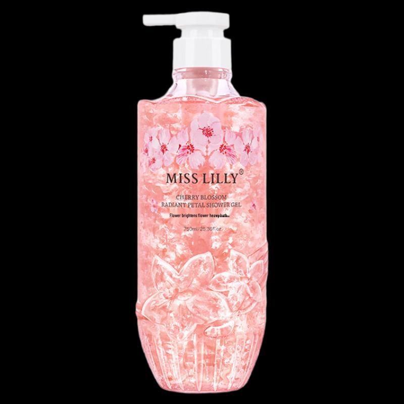 Miss Lilly Cherry Blossom Scented Petal Shower Gel