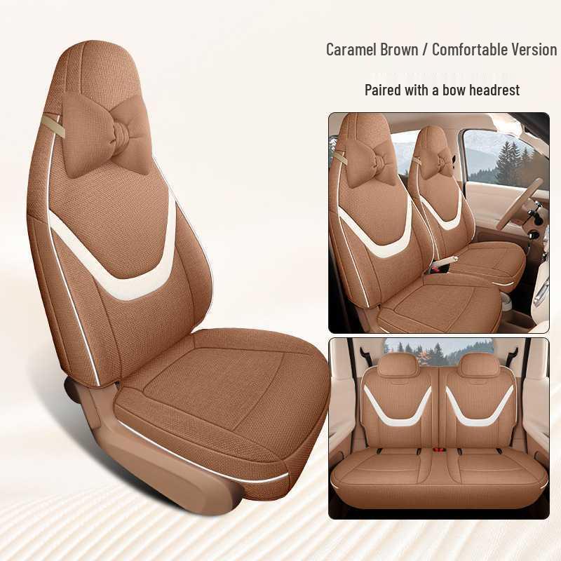Wuling Hongguang MiniEV Macaron Linen Seat Covers - 5th Gen, 26 Models