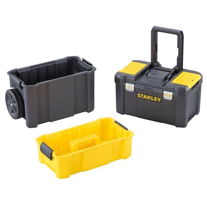 STANLEY STST1-80151 Boîte à outils vide noir, jaune