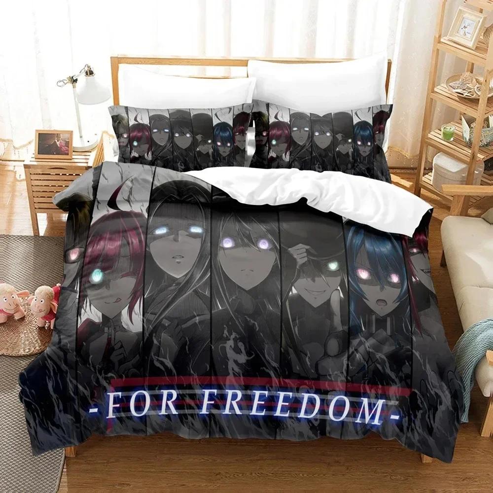 Fashion Anime - Azur Lane Comfortable Duvet Quilt Cover Pillowcase Bedding Set Children Bedroom Decoration Home Textile