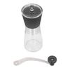 Manuelle Kaffeemühle Glas Edelstahl Multifunktional Gleichmäßiges Feines Mahlen Handkurbel Kaffee