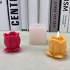 3D Tulip Flower Candle Silicone Mold Handmade Flower Soap Plaster Resin Crafts Mold DIY Ice Cube Chocolate Cake Baking Tool