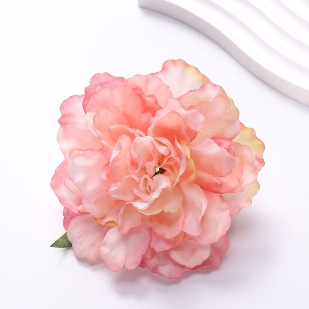 3D Design Artificial Flower Head Real Touch Hand Moisturizing Simulation Peony Artificial Anti-UV Artificial Flower