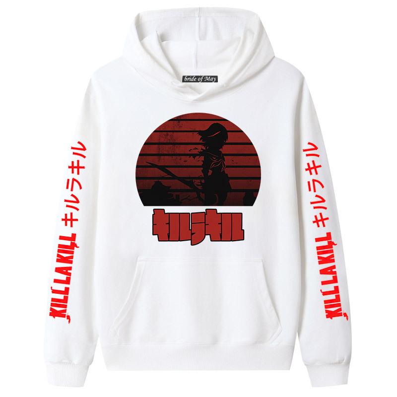 Japanese Anime Kill La Kill Hooded Long Sleeve Sweatshirt for Couples