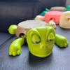 Funny TikTok  Coaster With Funny Turtle Coaster Press Toy Who Pressed My Turtle 4 Colors Home Decor