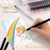 Akashiya Brush Pen Watercolor Brush Color 14 Colors 2 Sets Pale Japanese Traditional Colors + CA350S-02