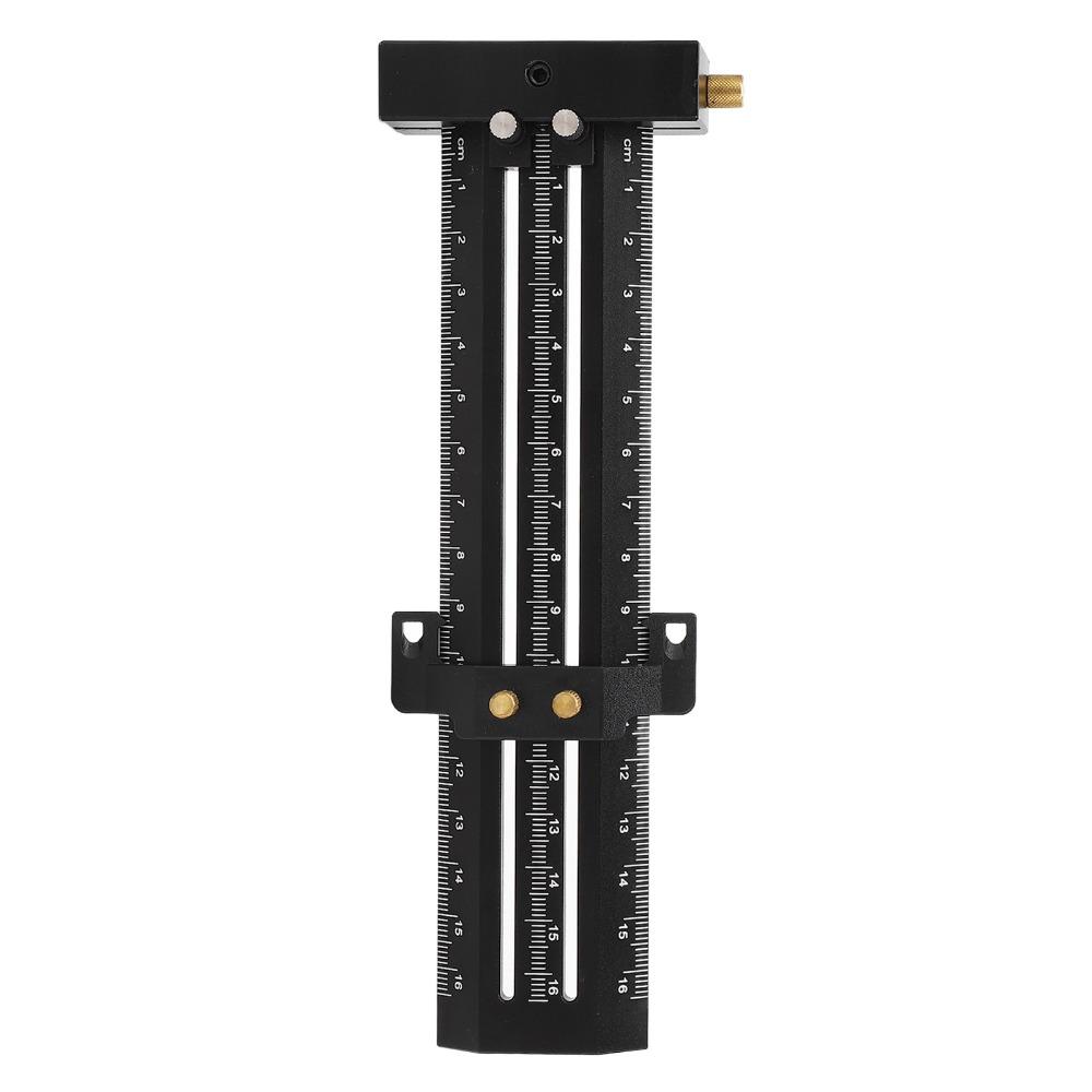 Aluminum Alloy Marking Gauge 16cm Length Woodworking Scriber T Square Ruler For Carpenter