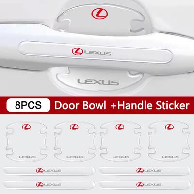 Transparent Car Door Handle +Bowl Scratch Protective Sticker for Lexus ES300 RX330 RX300 GS300 IS250 IS200 CT200h IS300 NX RX LX ZY8 8R