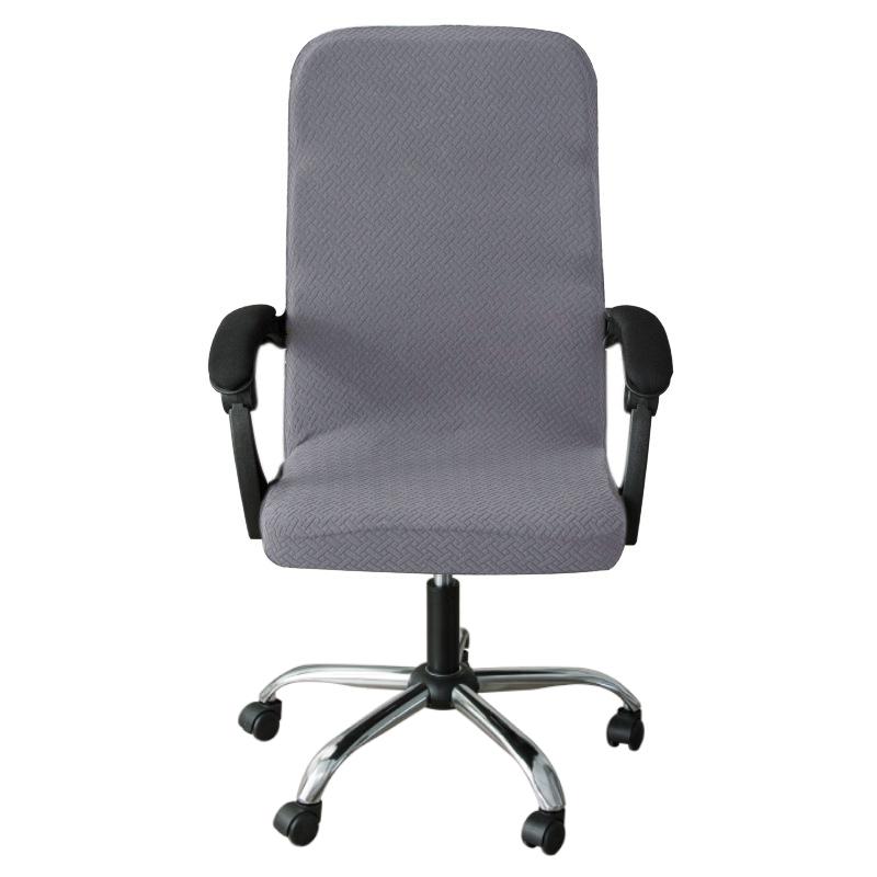 T Jacquard Office Chair Cover Computer Seat Covers Elastic Anti-slip Gaming Chair Slipcovers Washable Dustproof Chairs Case Home