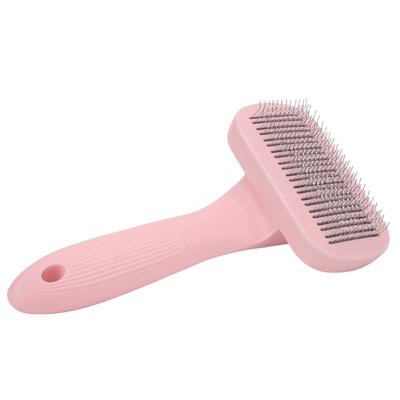Dog Self Cleaning Slicker Brush Pet Needle Comb Open Knot Hair Removal One Click Shedding for Dogs
