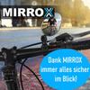 MIRROX Zpětné zrcátko na kolo Zrcátko Řídítka Univerzální e-bike Nastavitelné o 360°