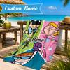Personalisierbares Freundschafts-Taufpaten-Strandtuch Mikrofaser-Strandtuch, Leicht und Schnelltrocknend, für Sommerreisen, Schwimmbad-Geschenk