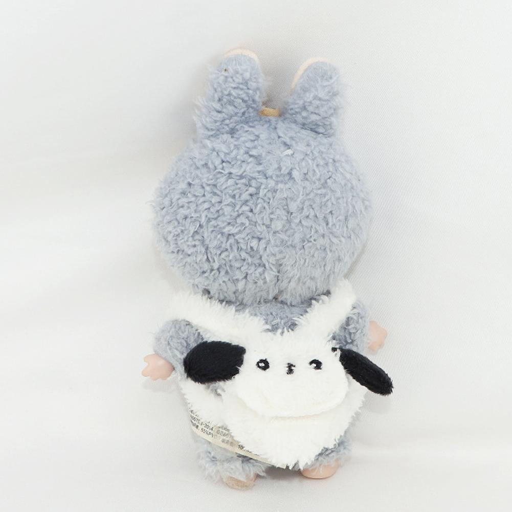 For 17cm Labubu Kawaii Bear Backpack Puppy Backpack Suitable for Labubu2.0 Sit Party Plush Costume Doll Bag