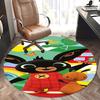 Bing Rabbit, Chair mat Round Rug Office carpet, Machine Washable, Non slip, Suitable for Living Rooms, Bedrooms