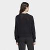 adidas Women S Adicolor Knitted Crew SweatShirt Black Jd0905