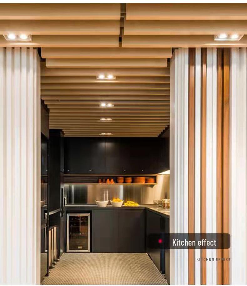 LED Aluminum Square Tube Light - Commercial Spotlight with Super Bright COB Grille Baffle, Single & Double Head Options