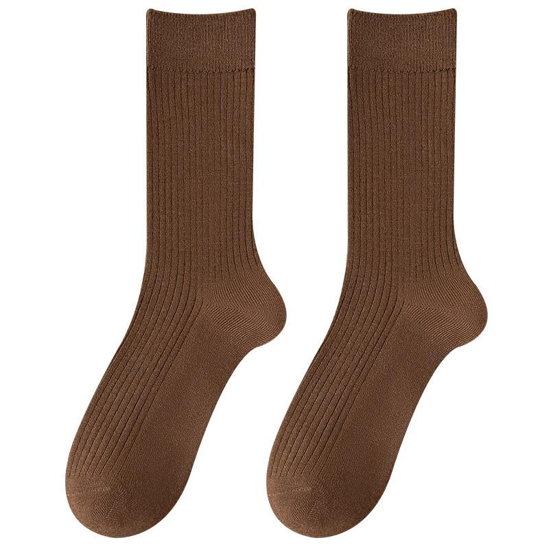 Woolen Socks for Women In Autumn and Winter, Thickened Mid-calf Socks, Pile Stockings, Warm and Cold-resistant Long Calf Postpartum Socks