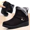 Winter Warme Frauen Schnee Stiefel Plattform Casual Schuhe Klassische Seite Zip Design Pelz Wasserdicht Mode Damen Ankle Schuhe