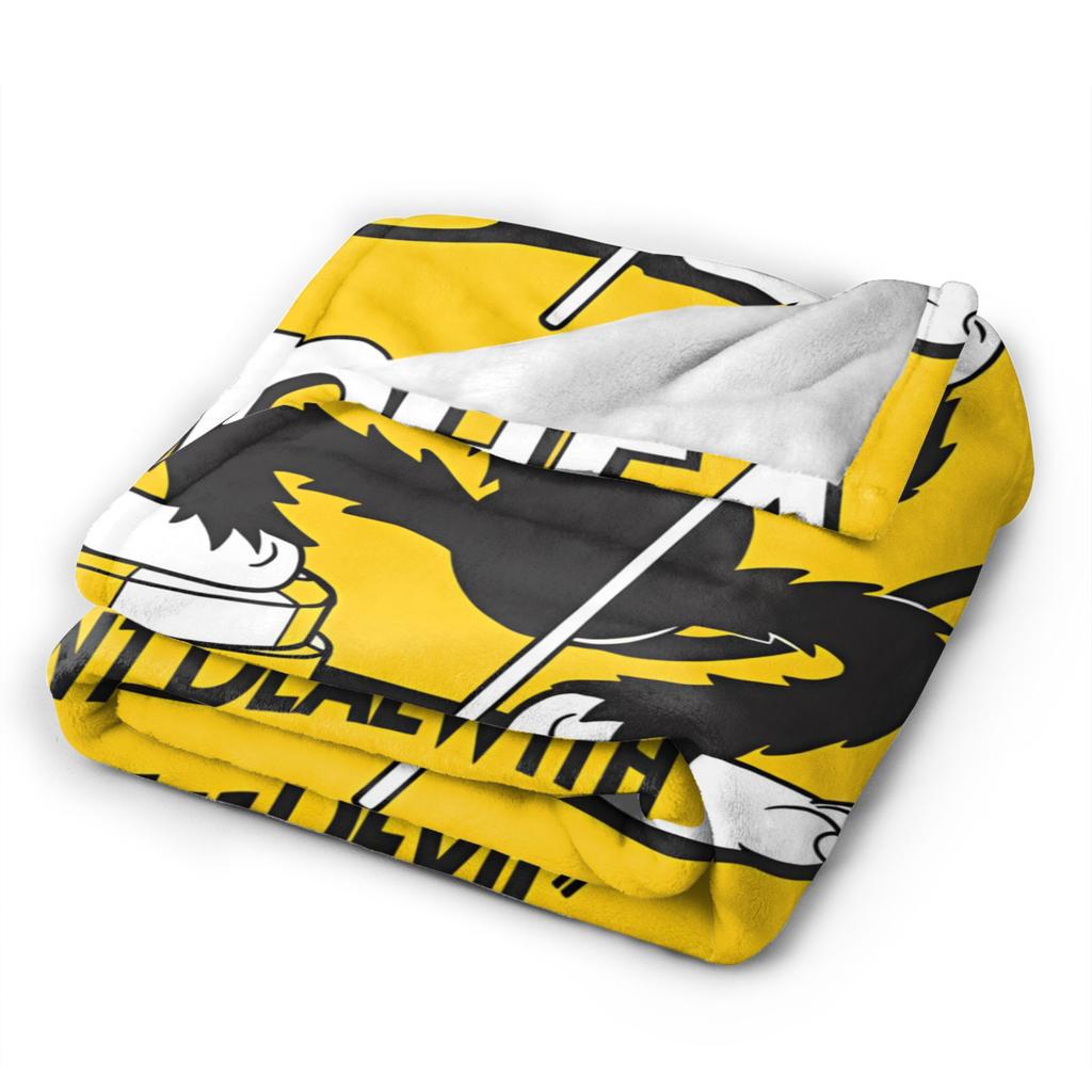 Cupheads & Mugmans Blankets Quality Soft Cartoon Bedding Throws Winter Boy Girl Bedroom Print Bedspread