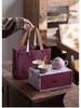 Peony Lid Bowl & Kung Fu Tea Set: Exquisite Ceramic Tea Brewing Gift Box for Friends