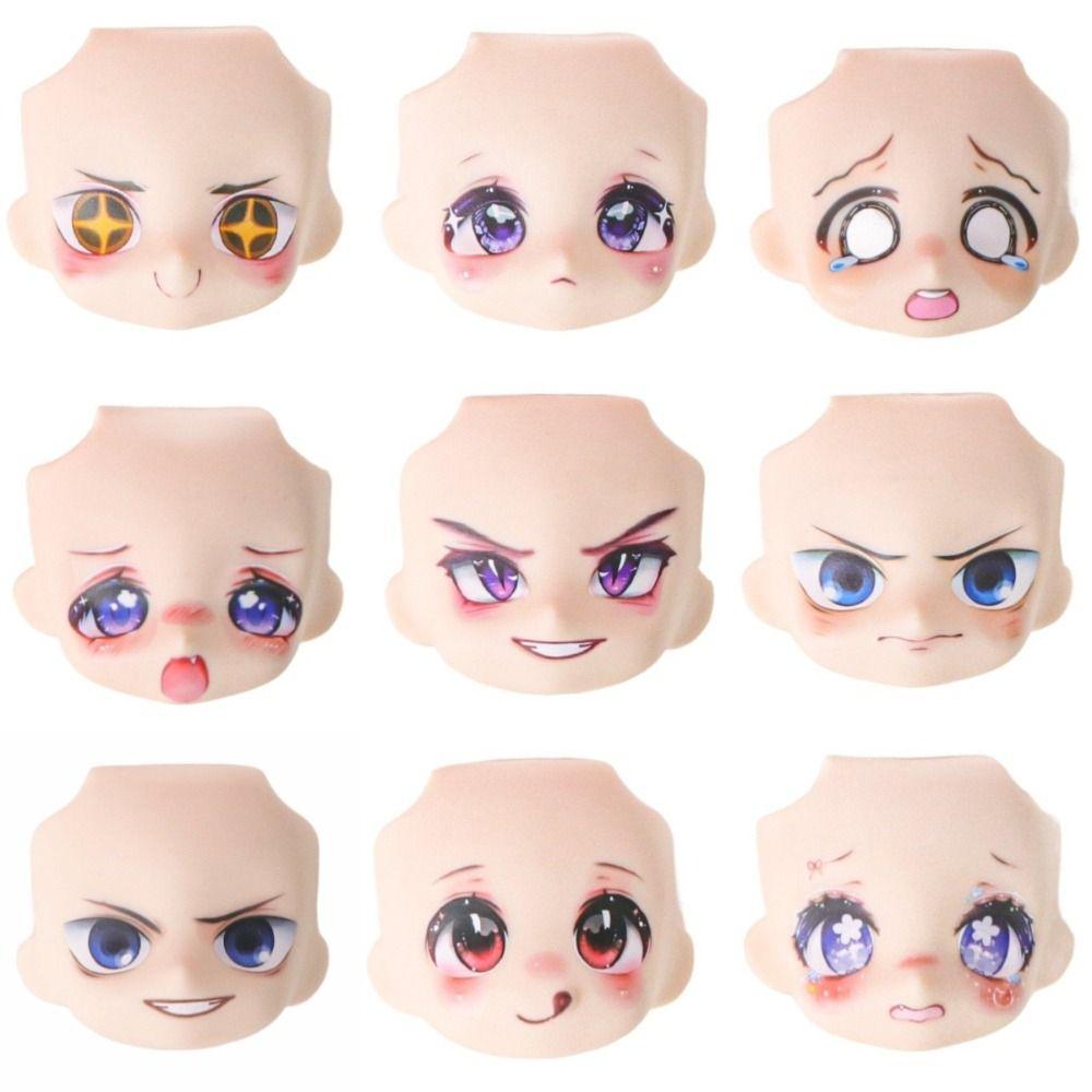 Baby Face Expression 1/12 BJD Doll Face Replaceable Head Shell GSC Head  For GSC Head