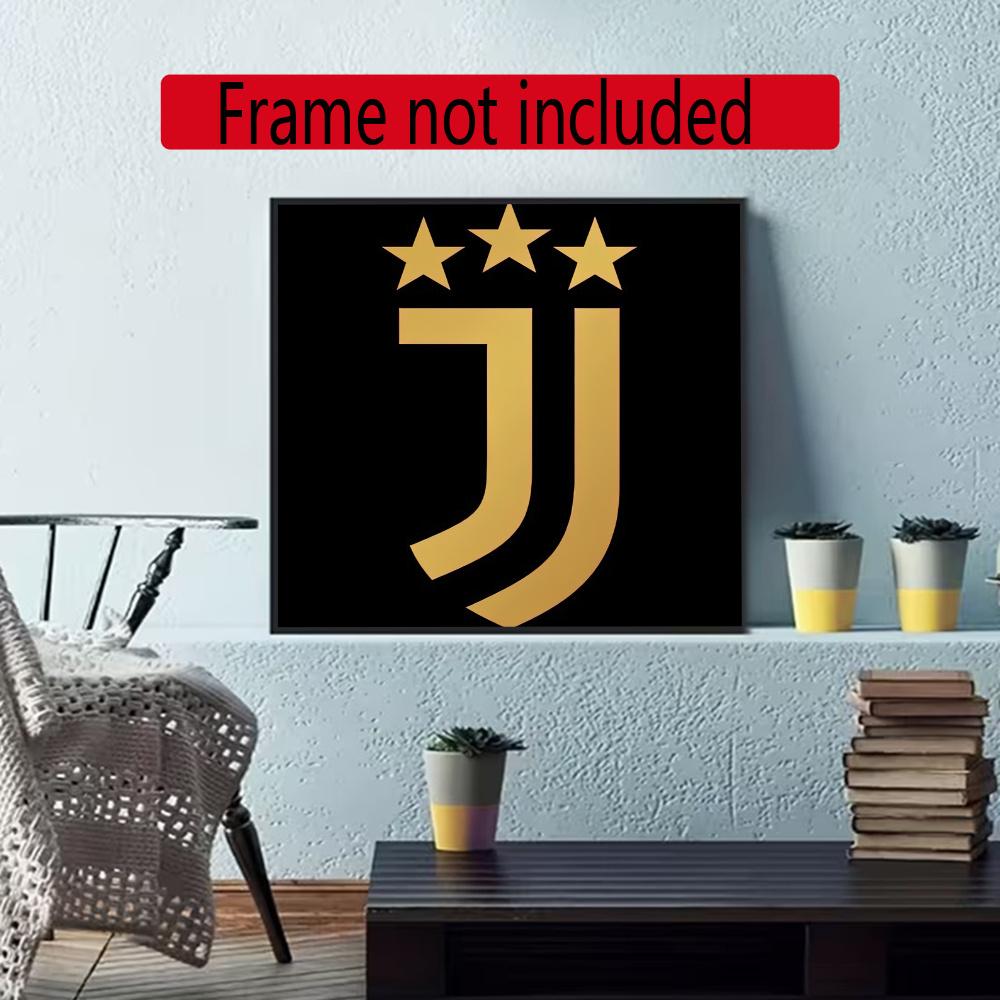 Juventus 5D Round Diamond Painting Kit Diamond Embroidery Painting Rhinestones Mosaic Frameless Handwork Decoration Arts