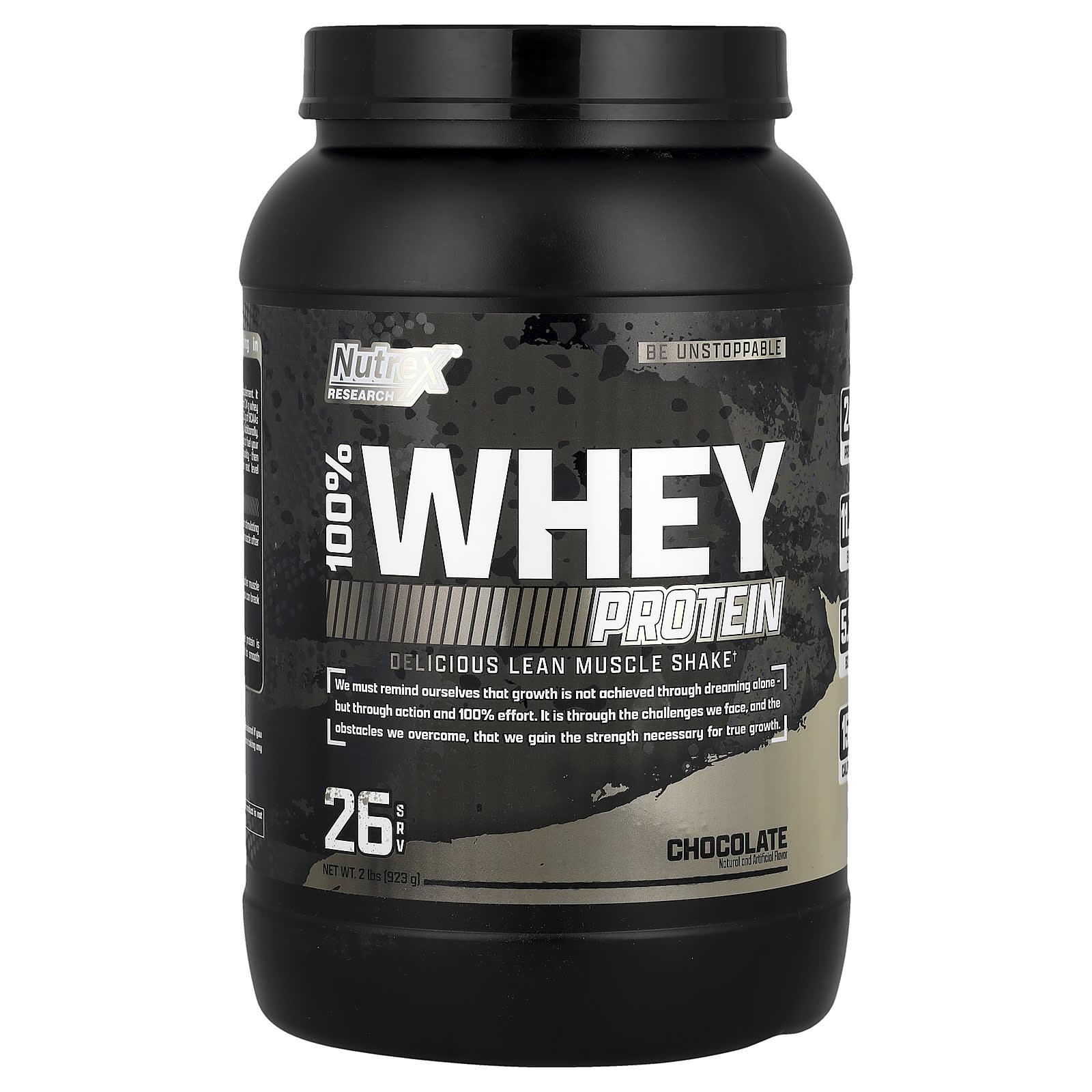

100% Whey Protein, Chocolate Flavor, 923G (2Lbs)