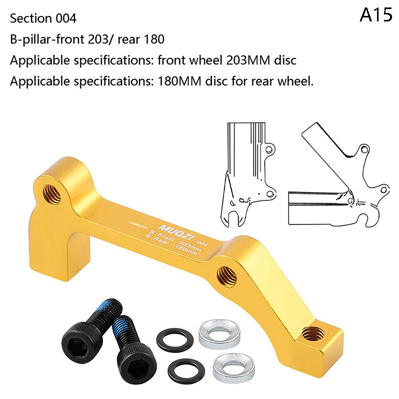 Disc Brake Caliper Mount Adapter 140Mm 160Mm 180Mm 203Mm Bike Disc Brake Rotor Adapter With Bolts
